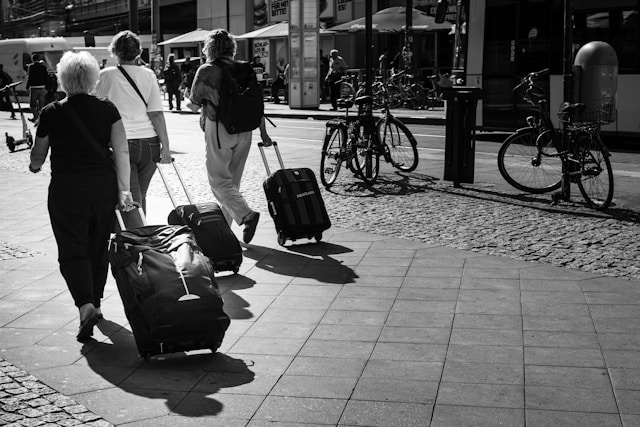 Luggage at Berlin station